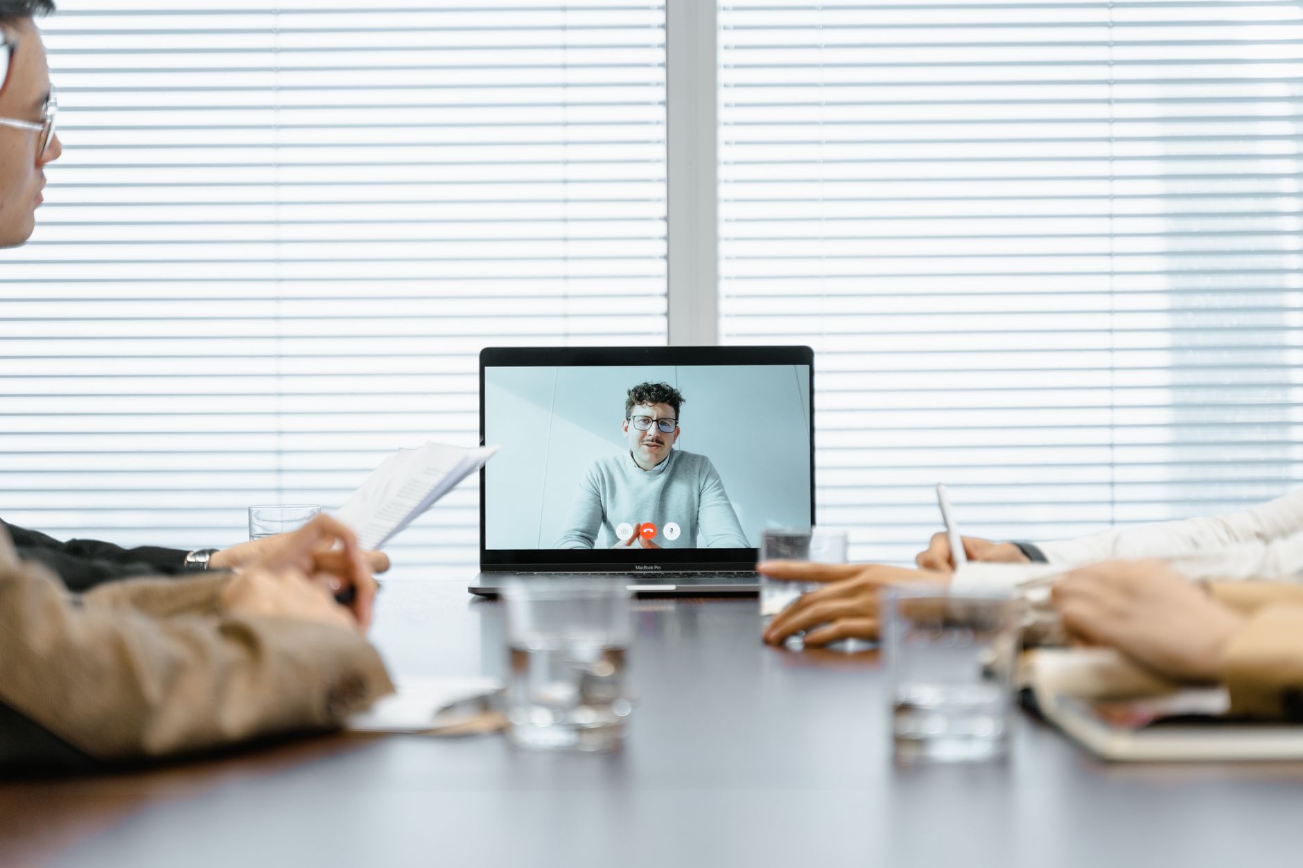 International team on a video call across time zones