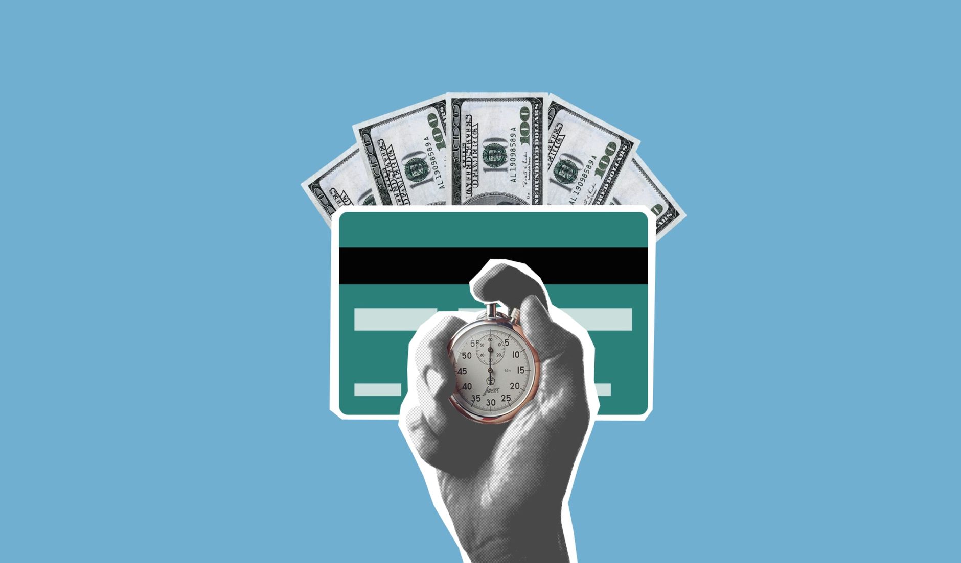 Paying off credit card debt with cash and a payoff plan