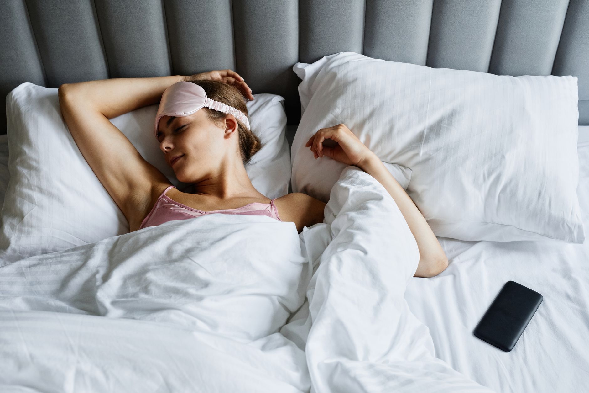 Comfortable bedroom setup for healthy sleep and rest