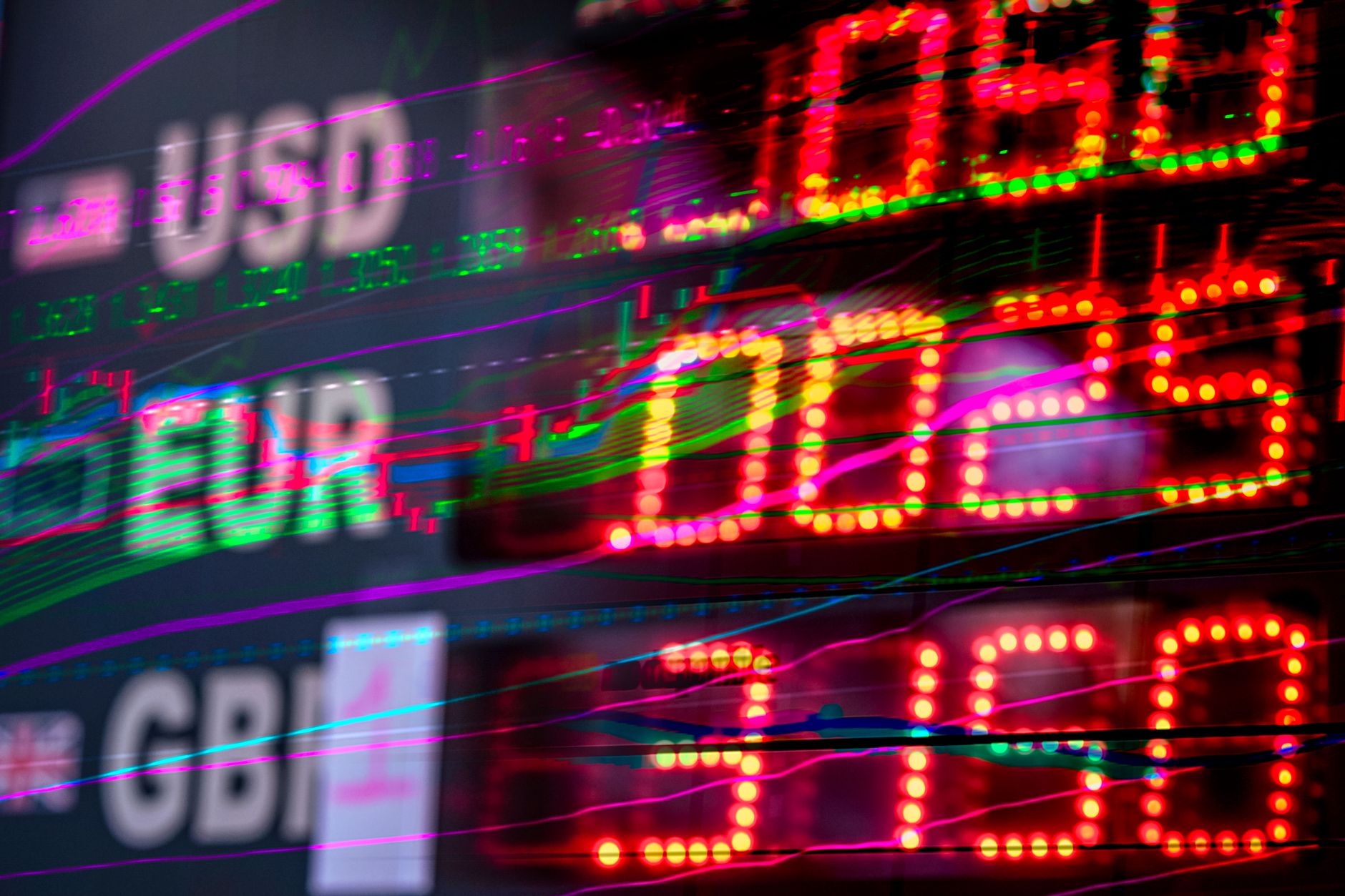 Foreign currency banknotes for exchange